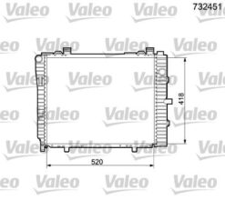 Motor Su Radyatoru Mercedes W202 S202 C208 A208 - A2025005203