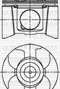 Motor Piston Segman Master Iı-movano 2.5 Dcı G9u Std - 8200129576-8200129575-7701477121