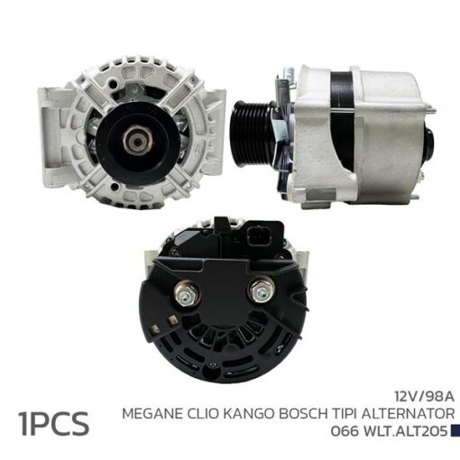 Alternatör 12v 98a Megane Clıo Kango Bosch Tıpı - 124415043
