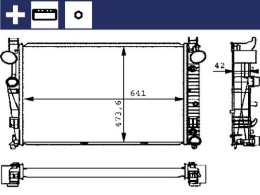 Motor Su Radyatoru Mercedes S-class W220 98 05 - A2205000103