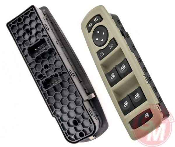Cam Açma Anahtarı Kumanda Grubu Bej Renault Fluence Dörtlü Merkezi Kilit Düğmeli Ayna Ayarlı C İft Soket - 254000015R-809610006R-809610007R