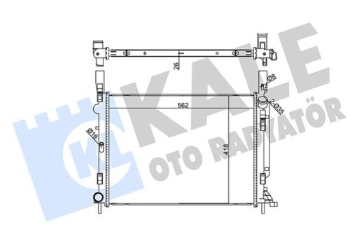 Radyatör Brazıng Renault Kangoo-grand Kangoo Radyatör - 8200418329