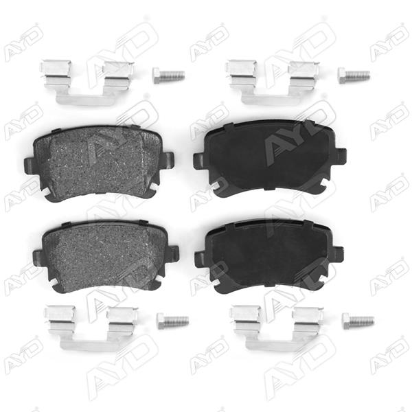 Arka Balata Vw Transporter T5 03 09 A4 04-09 A6 04-11 A8 03-10 Civata Takımlı - 8E0698451C-4B3698451-4F0698451F