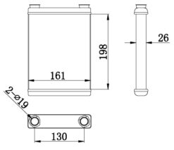 Kalorifer Radyatoru Brazing Mgn Iıı-fluence 198x165x26 - 271156272R