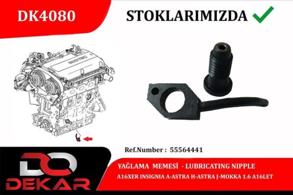 Pıston Yaglama Jetı Astra J-ınsıgnıa A - 55564441