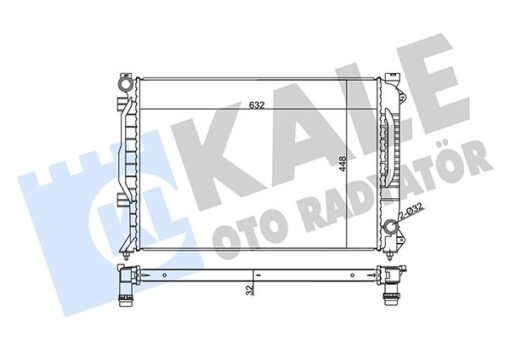 Radyatör Brazıng Audı A6 Radyatör - 4B0121251-4B0121251L
