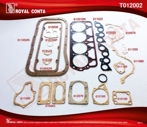 Motor Takım Conta Keçesiz M131 Dkş 1600 - 5880247