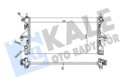 Su Radyatörü Peugeot Boxer-cıtroen Jumper 2.2 3.0hdı 06 Fıat Ducato 2.3d Mtj 11 Mt Mekanik 781x416x24 1616950280-1382424080-1617023380-1618094280 - 1617117280-1382421080-1616950280