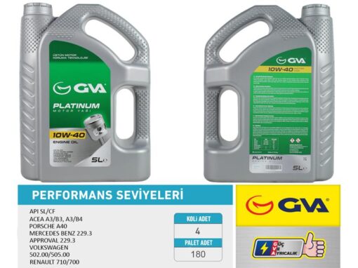 Motor Yağı 10w40 5 Lt Platınum Yarı Sentetik Apı Sl/cf - 10W40-93165216