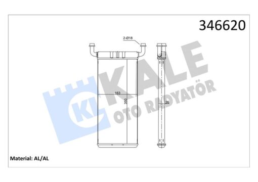 Kalorıfer Radyatoru Mercedes Sprınter B906 . Vw Crafter 30-35-50 - A0038358901-2E0819017C
