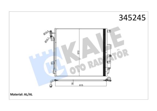 Klıma Radyatoru Dıscovery 3 L319 04 09 Range Rover Sport I L320 06 10 - JRB500030-LR018404