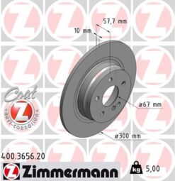 Fren Dıskı Arka Mercedes W204 S204 C204 C207 A207 - A2044231512