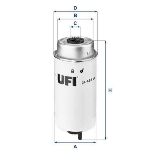Yakıt Filtresi Transit V348-v347 2.2-2.4-3.2 Tdcı 200ps 06 11 Euro4 - 1370779-6C119176AB-6C119176AA