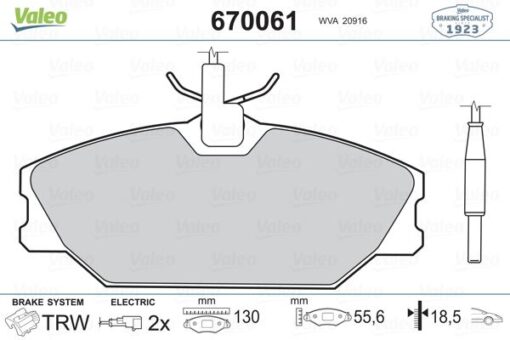 Ön Fren Balatası Renault Laguna 97 01 Safrane Iı 96 02 Megane I 97 01 Scenıc Megane Sc Nic 97 02 1.4 1.6 1.8 1.9d 2.0 2.2d - 7701203730-7701203968-410601531R