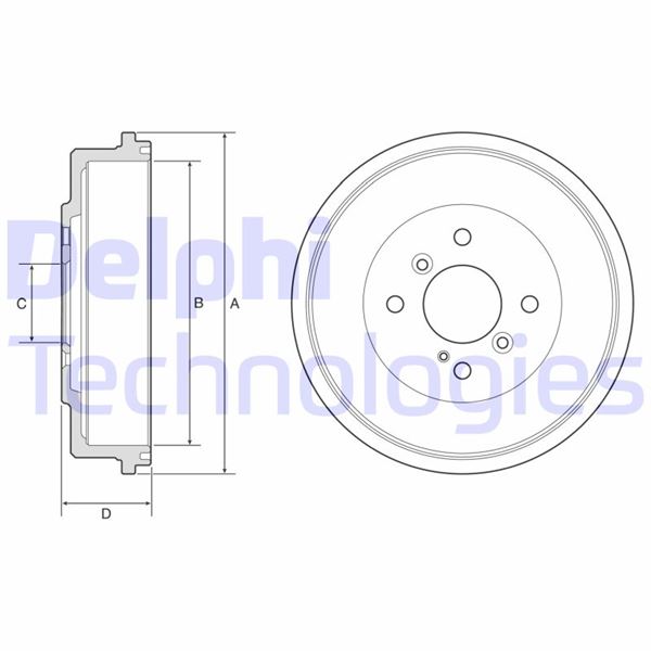 Arka Fren Kampanası Ford Ecosport 14 - CN151126AB-1935101