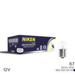 Nıken T16 Mınyatur Ampul R5w Ba15s 12v 10lu