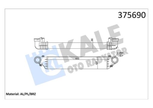 Turbosarj Radyatoru Mercedes W203 Cl203 S203 C209 A209 - A2035000500
