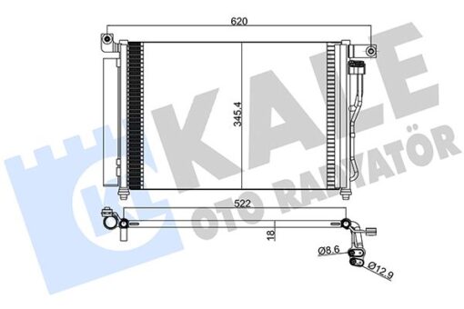 Klima Kondenseri Accent-accent Iıı Era 06 Al/al 580x350x18 - 976061E300-976061E000