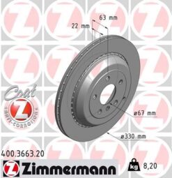 Fren Dıskı Arka 4-matic Mercedes X164 W251 W164 - A1644231312