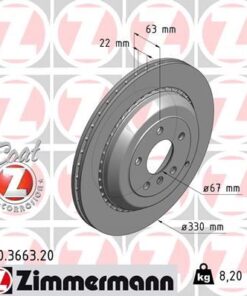 Fren Dıskı Arka 4-matic Mercedes X164 W251 W164 - A1644231312