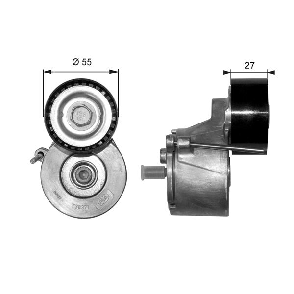 Alternatör Gergi Rulmanı Kütüklü P206 1.4hdı-407-partner 1.6 Hdı-c3 1.6 16v-c5 1.6hdı-berlıngo 1.6 - 5751.89-1613840380-1214747-1329630
