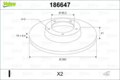 Arka Fren Aynası Volvo S40 1.6 1.8 1.9d 2.0 V40 95-04 Carısma 00-06 Praton 01-07 260-4dl - MB699288-MB699289-30872940