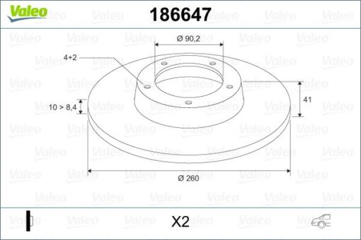Arka Fren Aynası Volvo S40 1.6 1.8 1.9d 2.0 V40 95-04 Carısma 00-06 Praton 01-07 260-4dl - MB699288-MB699289-30872940