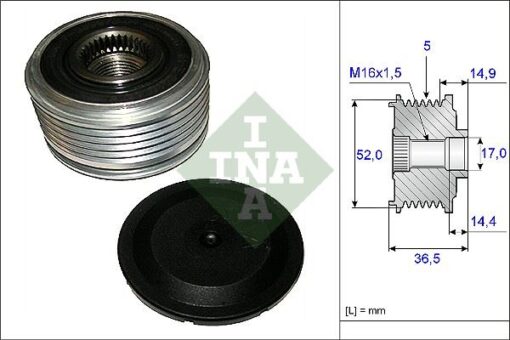 Alternator Kasnagı Mercedes W169 W245 - A2661550115