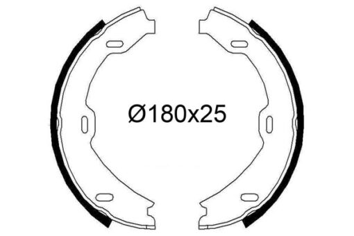 Fren Balatası Arka Park Frenı Mercedes S-class W220 C215 99 06 - A2204200520
