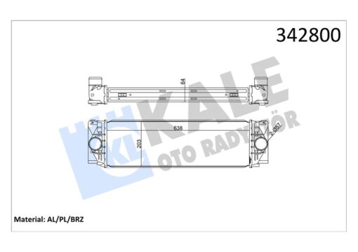 Turbosarj Radyatoru Mercedes Sprınter B906 . Vw Crafter 30-35-50 - A9065010301-2E0145804
