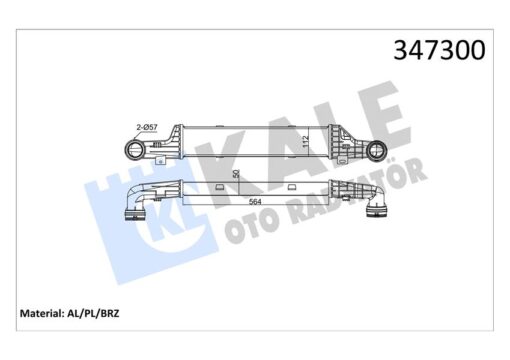 Turbosarj Radyatoru Mercedes E-class W210 S210 - A2105002000