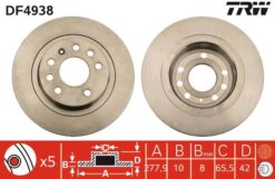 Arka Fren Aynası Astra H Gtc 2.0t 04 14 Zafıra B 05 15 277.9x10x5dl Dolu - 93184247-569122-95526640-13196065