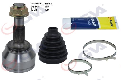 Aks Kafası Dış Ön Ducato-boxer-jumper 2.2/2.3 Mjtd 06-14 35x29x71.5 198mm - 1608505580-3273.PP-71771175