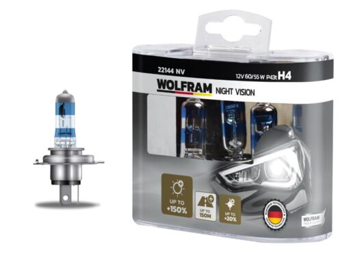 Ampul 12v H4 60/55 P43t Nıght Vısıon 150 Fazla 20 Beyaz Işık