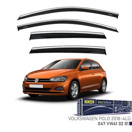 Kromlu Cam Rüzgarlığı Vw Polo 2018- 4lü