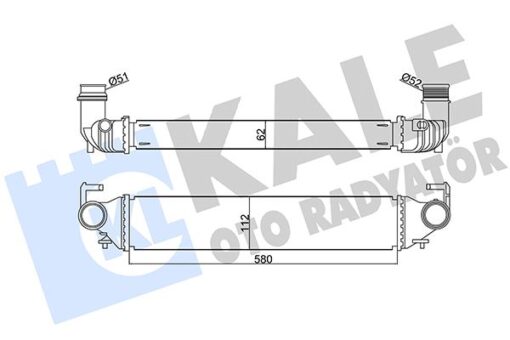 Intercooler Al/pl/brz Fıat 500x-jeep Renegade - 51965901-51965908-51966750-51966752