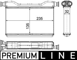 Kalorıfer Radyatoru Bmw F10 F01 F07 Premıum Lıne - 64119163330