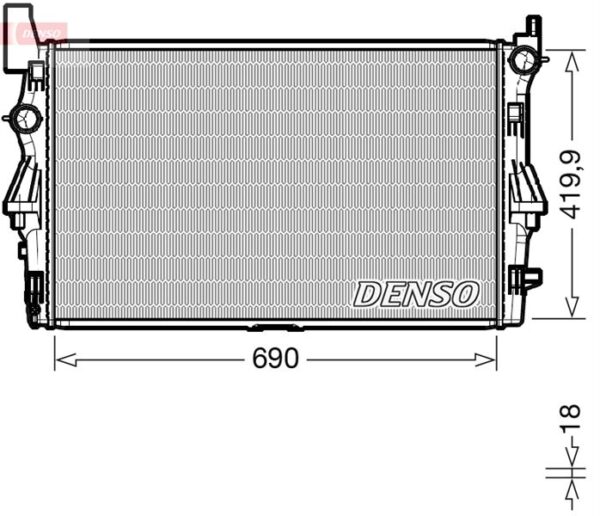 Motor Su Radyatoru Mercedes Vıto W447 14 - A4475010201