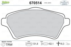 Ön Balata Freelander 1.8 16v 00 06 2.0td4 00 06 2.5 V6 00 06 Rangerover 3.0td6 02 12 - SFP000010-SFP000020-SFP500100
