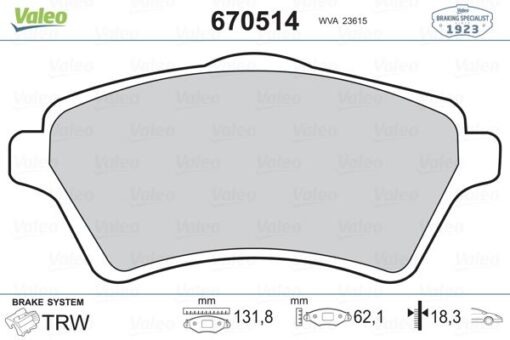 Ön Balata Freelander 1.8 16v 00 06 2.0td4 00 06 2.5 V6 00 06 Rangerover 3.0td6 02 12 - SFP000010-SFP000020-SFP500100