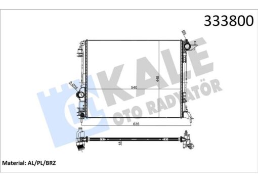 Motor Su Radyatörü Grand Scenıc Iv 15 Megane Iv 15 Scenıc Iv 15 1.2 Tce 1.3 Tce 1.5dci 539x446x27 - 214105169R