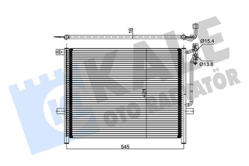 Klıma Radyatoru Bmw E46 M43 M52 M54 N40 N42 N45 - 64538377614