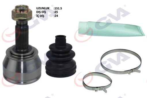 Aks Kafası Dış Ön Doblo 1.9 Jtd 01- Doblo-albea 1.3 Mtj 05- 25x24x51 152mm - 46308695-46308206
