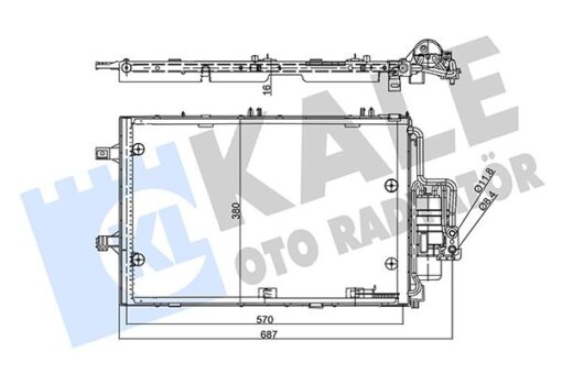Klima Radyatörü Kondenseri Corsa C-combo C-tıgra B 00 1.0-1.2-1.4 540x382x16 - 93183711-1850114-13189080-93177215