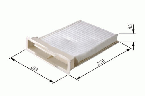 Polen Filtresi Clıo Iıı-modus-twng-mıcra Iıı-note-sandero-duster 1.2 16v-1.4-16v-1.6-1.6 16v-1.5dcı - 8201370532-7701062227-272772835R