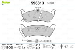 Fren Balatası Arka Mercedes Ml-class W163 98 05 - A1634201420