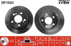 Fren Dıskı Arka Mercedes W201 W202 W124 C124 - A2014231212