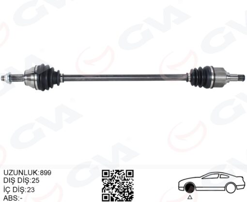 Ön Aks Komple Sağ Ford Escort V- Vı 1.4 - 1.8 16v- 1.8d 90 01 - 94AG3A427EA-1014109-5024568