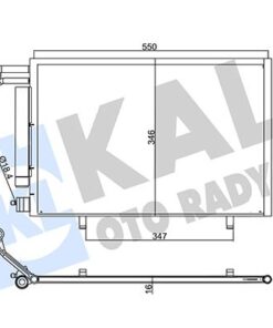 Klıma Radyatoru Kondenser Ford B-max 1.25-1.4 1.5 Tdcı 12 -fıesta Vı 12 1.25-1.4 1.5 Tdcı - AV1119710FA-1755481-1767167-1818909