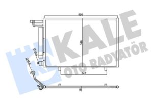 Klıma Radyatoru Kondenser Ford B-max 1.25-1.4 1.5 Tdcı 12 -fıesta Vı 12 1.25-1.4 1.5 Tdcı - AV1119710FA-1755481-1767167-1818909